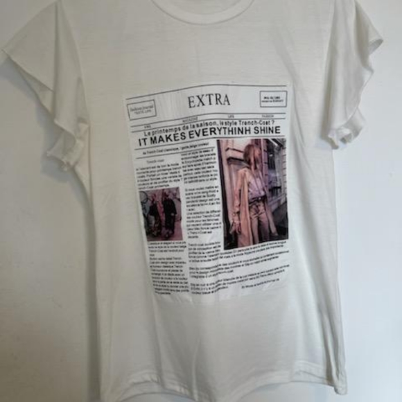 Shein newspaper t-shirt - Picture 5 of 5